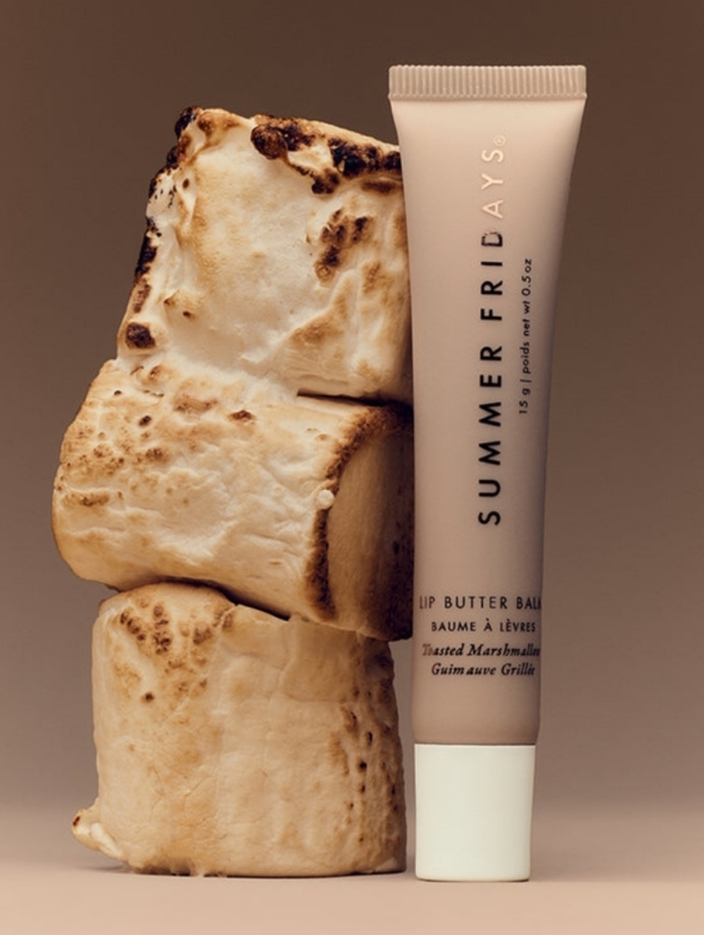 Summer Fridays Lip Butter Balm Limited Edition Toasted Marshmallow New
